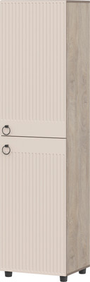 Шкаф-пенал Mio Tesoro Вудхилл (эндгрейн/меланж)