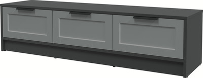 Тумба Interline ТВ Концепт Тренд КТ-ТВ3-35 (антрацит/серый)