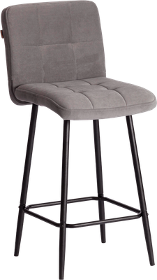 Стул барный Tetchair Medeo Полубарный (велюр, серый)