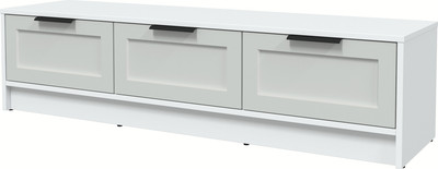 Тумба Interline ТВ Концепт Тренд КТ-ТВ3-35 (белый платинум/грей)