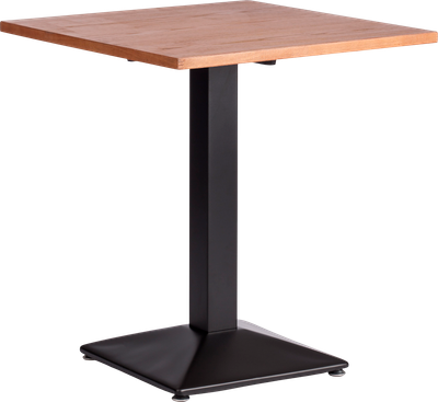 Обеденный стол Tetchair Ragnarok 70x70x76 (груша №3/черная опора)