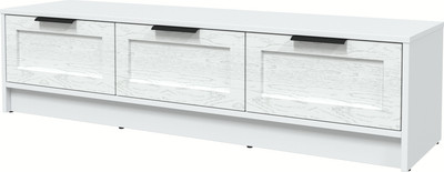 Тумба Interline ТВ Концепт Тренд КТ-ТВ3-35 (белый платинум/дуб полярный)