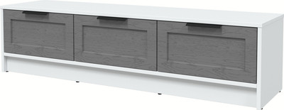 Тумба Interline ТВ Концепт Тренд КТ-ТВ3-35 (белый платинум/дуб серый)