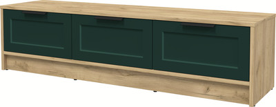 Тумба Interline ТВ Концепт Тренд КТ-ТВ3-35 (дуб золотой/изумруд)