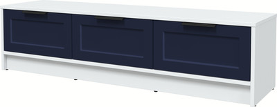 Тумба Interline ТВ Концепт Тренд КТ-ТВ3-35 (белый платинум/индиго)