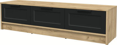 Тумба Interline ТВ Концепт Тренд КТ-ТВ3-35 (дуб золотой/черный)