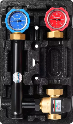 Насосно-смесительный узел коллектора Vieir KVS 4.5 / VR218-25/6 (без насоса)