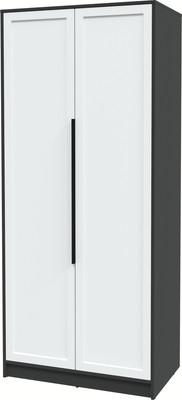 Шкаф Интерлиния Концепт Тренд КТ-Ш2 (антрацит/белый)
