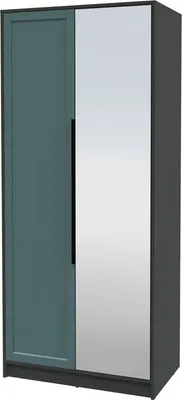 Шкаф Интерлиния Концепт Тренд КТ-Ш2(з) (антрацит/верде)