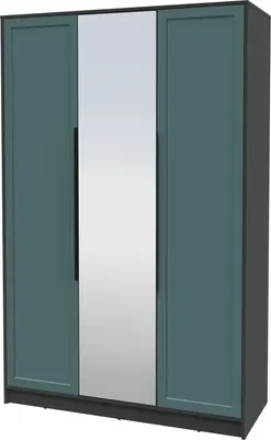 Шкаф Интерлиния Концепт Тренд КТ-Ш3(з) (антрацит/верде)
