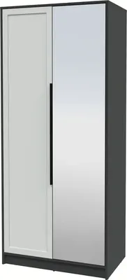 Шкаф Интерлиния Концепт Тренд КТ-Ш2(з) (антрацит/грей)