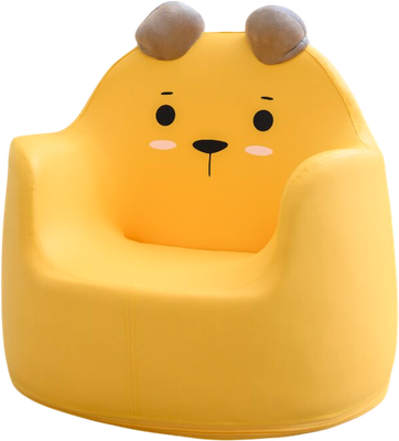 Кресло мягкое детское UNIX Kids Kids Bear / scbearlyel (р.L, желтый)