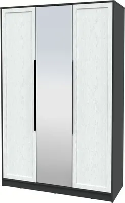 Шкаф Интерлиния Концепт Тренд КТ-Ш3(з) (антрацит/дуб полярный)