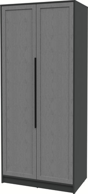 Шкаф Интерлиния Концепт Тренд КТ-Ш2 (антрацит/дуб серый)