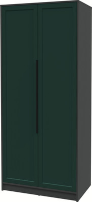 Шкаф Интерлиния Концепт Тренд КТ-Ш2 (антрацит/изумруд)