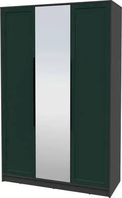 Шкаф Интерлиния Концепт Тренд КТ-Ш3(з) (антрацит/изумруд)