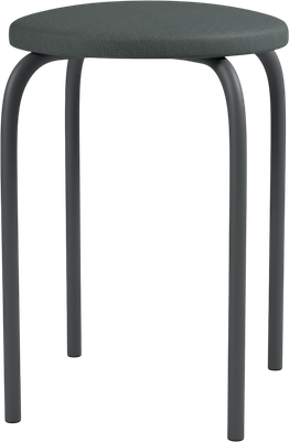 Табурет Mio Tesoro Чико (серый/черный)