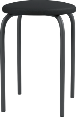 Табурет Mio Tesoro Чико (черный/черный)