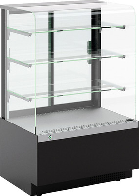 Витрина холодильная ХотКолд Canary 900 900х700х1280 (с гнутым стеклом)