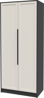 Шкаф Интерлиния Концепт Тренд КТ-Ш2 (антрацит/кашемир)