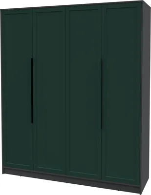 Шкаф Interline Концепт Тренд КТ-Ш4 (антрацит/изумруд)