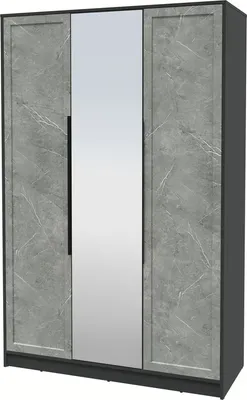 Шкаф Интерлиния Концепт Тренд КТ-Ш3(з) (антрацит/керамика)