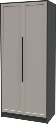 Шкаф Интерлиния Концепт Тренд КТ-Ш2 (антрацит/луна)