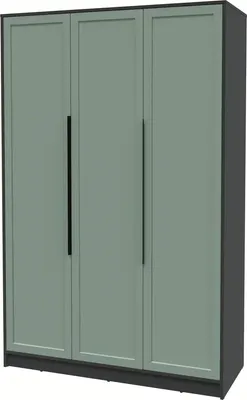 Шкаф Интерлиния Концепт Тренд КТ-Ш3 (антрацит/мята)