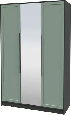 Шкаф Интерлиния Концепт Тренд КТ-Ш3(з) (антрацит/мята)