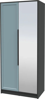 Шкаф Интерлиния Концепт Тренд КТ-Ш2(з) (антрацит/океан)