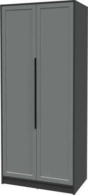 Шкаф Интерлиния Концепт Тренд КТ-Ш2 (антрацит/серый)