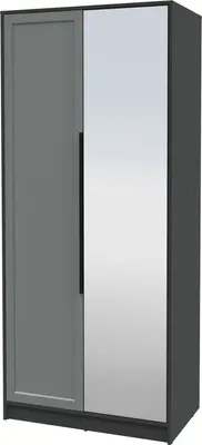 Шкаф Интерлиния Концепт Тренд КТ-Ш2(з) (антрацит/серый)