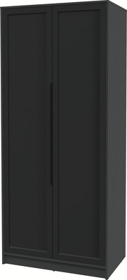 Шкаф Интерлиния Концепт Тренд КТ-Ш2 (антрацит/черный)