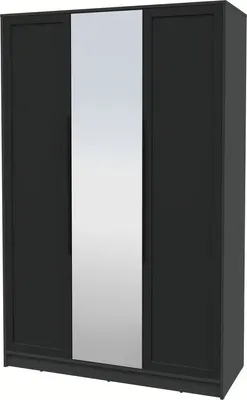 Шкаф Интерлиния Концепт Тренд КТ-Ш3(з) (антрацит/черный)