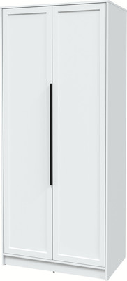 Шкаф Интерлиния Концепт Тренд КТ-Ш2 (белый платинум/белый)