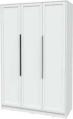 Шкаф Интерлиния Концепт Тренд КТ-Ш3 (белый платинум/белый)