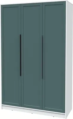 Шкаф Интерлиния Концепт Тренд КТ-Ш3 (белый платинум/верде)
