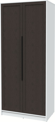 Шкаф Интерлиния Концепт Тренд КТ-Ш2 (белый платинум/дуб английский)