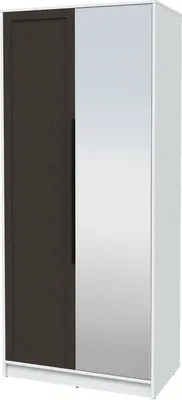 Шкаф Интерлиния Концепт Тренд КТ-Ш2(з) (белый платинум/дуб английский)