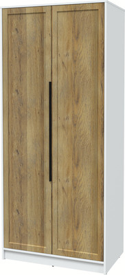 Шкаф Интерлиния Концепт Тренд КТ-Ш2 (белый платинум/дуб вотан)
