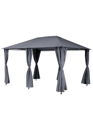 Шатер садовый Springhouse Sevilla с боковыми стенками / SAG50 (графит)