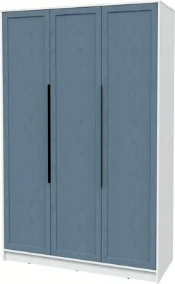 Шкаф Интерлиния Концепт Тренд КТ-Ш3 (белый платинум/дуб лазурный)