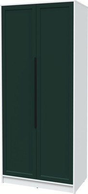 Шкаф Интерлиния Концепт Тренд КТ-Ш2 (белый платинум/изумруд)