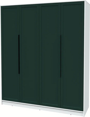 Шкаф Интерлиния Концепт Тренд КТ-Ш4 (белый платинум/изумруд)