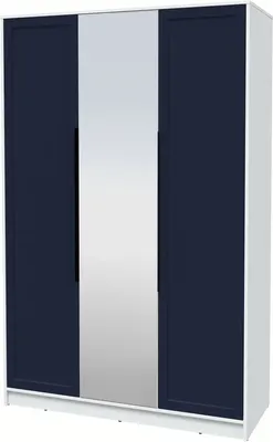 Шкаф Интерлиния Концепт Тренд КТ-Ш3(з) (белый платинум/индиго)