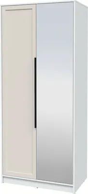 Шкаф Интерлиния Концепт Тренд КТ-Ш2(з) (белый платинум/кашемир)