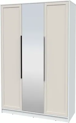Шкаф Интерлиния Концепт Тренд КТ-Ш3(з) (белый платинум/кашемир)
