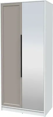 Шкаф Интерлиния Концепт Тренд КТ-Ш2(з) (белый платинум/луна)