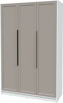 Шкаф Интерлиния Концепт Тренд КТ-Ш3 (белый платинум/луна)