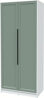 Шкаф Интерлиния Концепт Тренд КТ-Ш2 (белый платинум/мята)